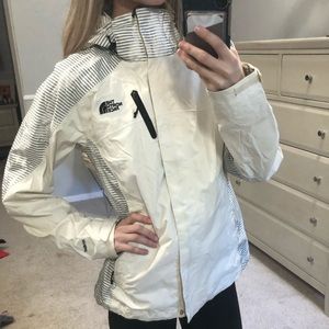 The North Face rain jacket hooded shell
